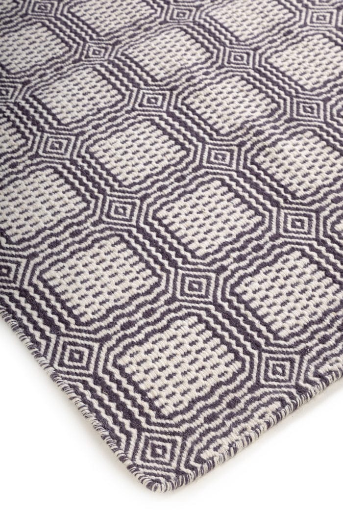 Contemporary Grey & Ivory Textured Area Rug