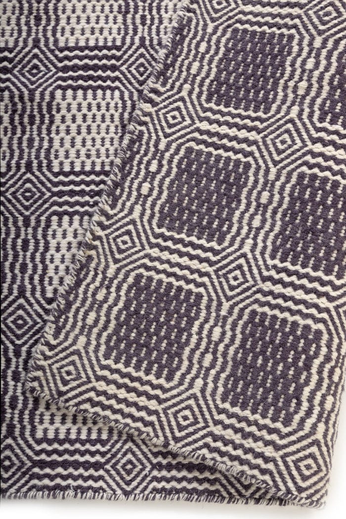 Contemporary Grey & Ivory Textured Area Rug